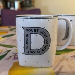 ANTHRO Cozy Monogram Mug “D” ☕️🍁🥧